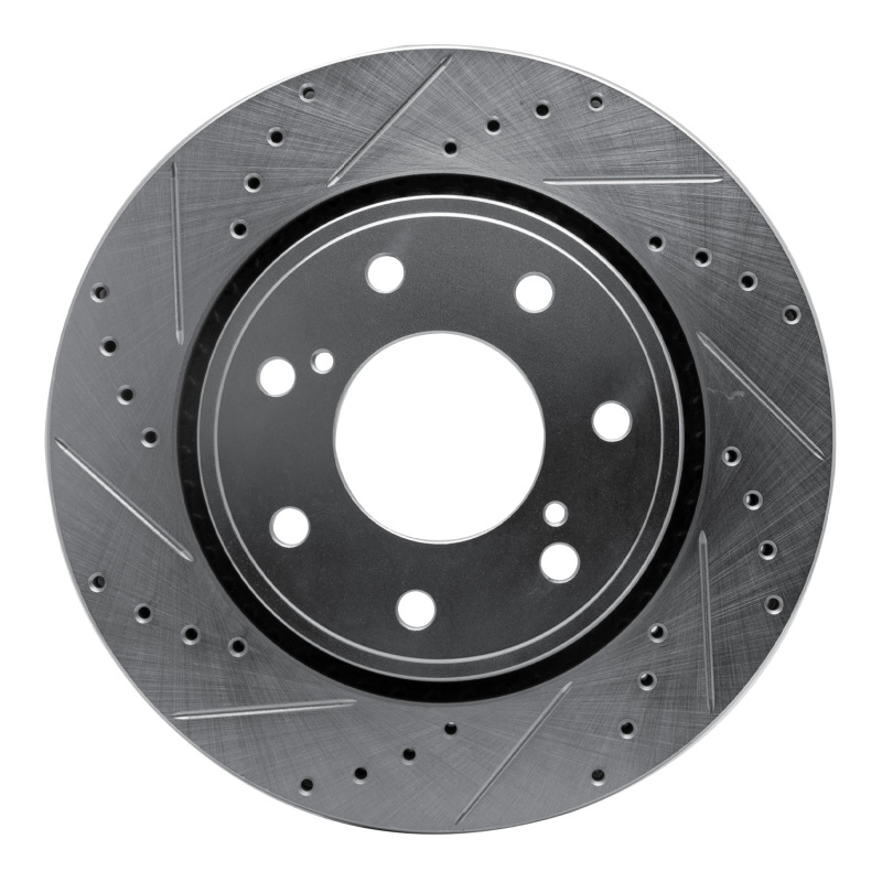 Ford F-150 Brake Rotor (1) - Front Left - R1 Concepts - Drilled & Slotted - Silver - `10-`14 Ford F-150 Brake Rotor (1) - Front Left - R1 Concepts - Drilled & Slotted - Silver - `10-`14